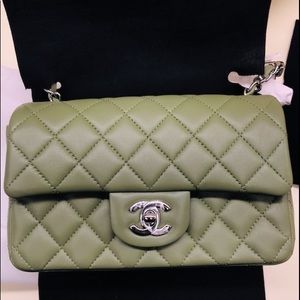 Chanel Mini Classic Flap - Olive